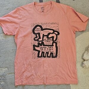 Keith Haring Uniqlo Peach Shirt